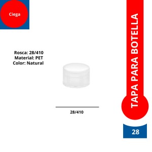 TAPA PARA BOTELLA 1 LITRO 28